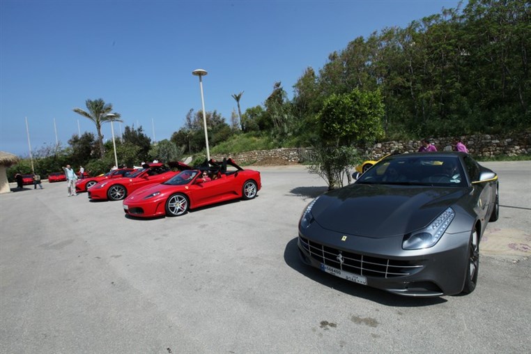 Ferrari Club Lebanon at Edde Sands